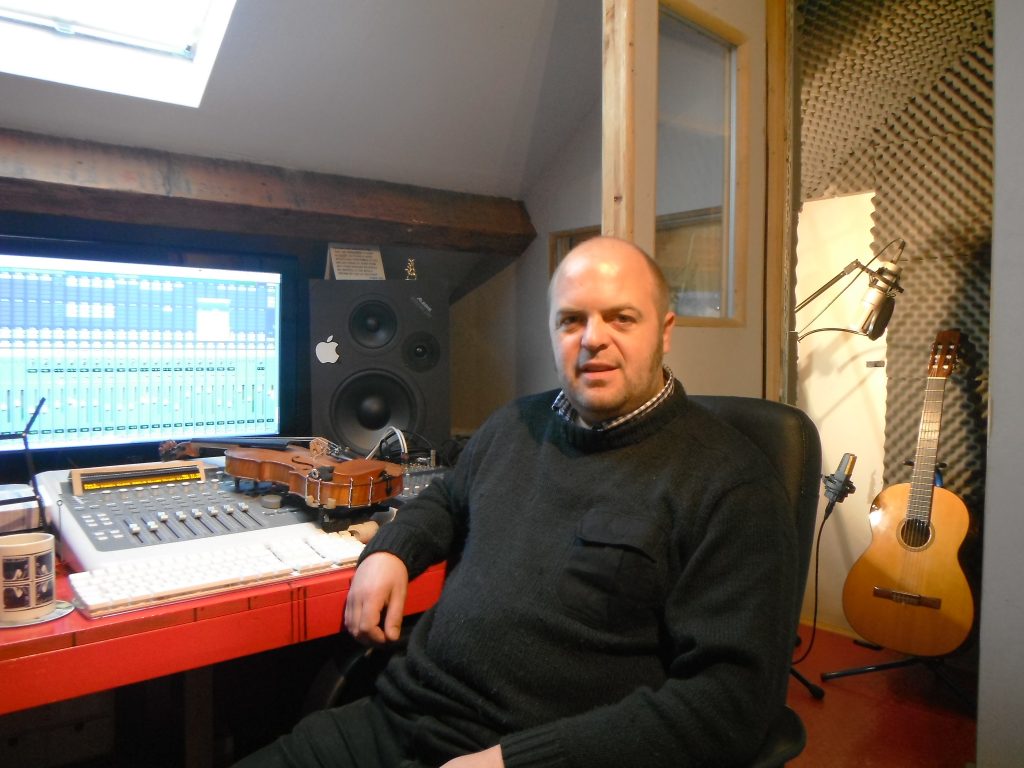 Billy in his Recording Studio